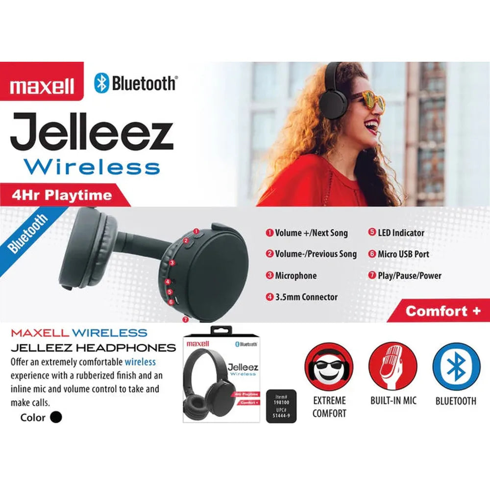 Écouteurs sans fil Bluetooth Maxell Jelleez
