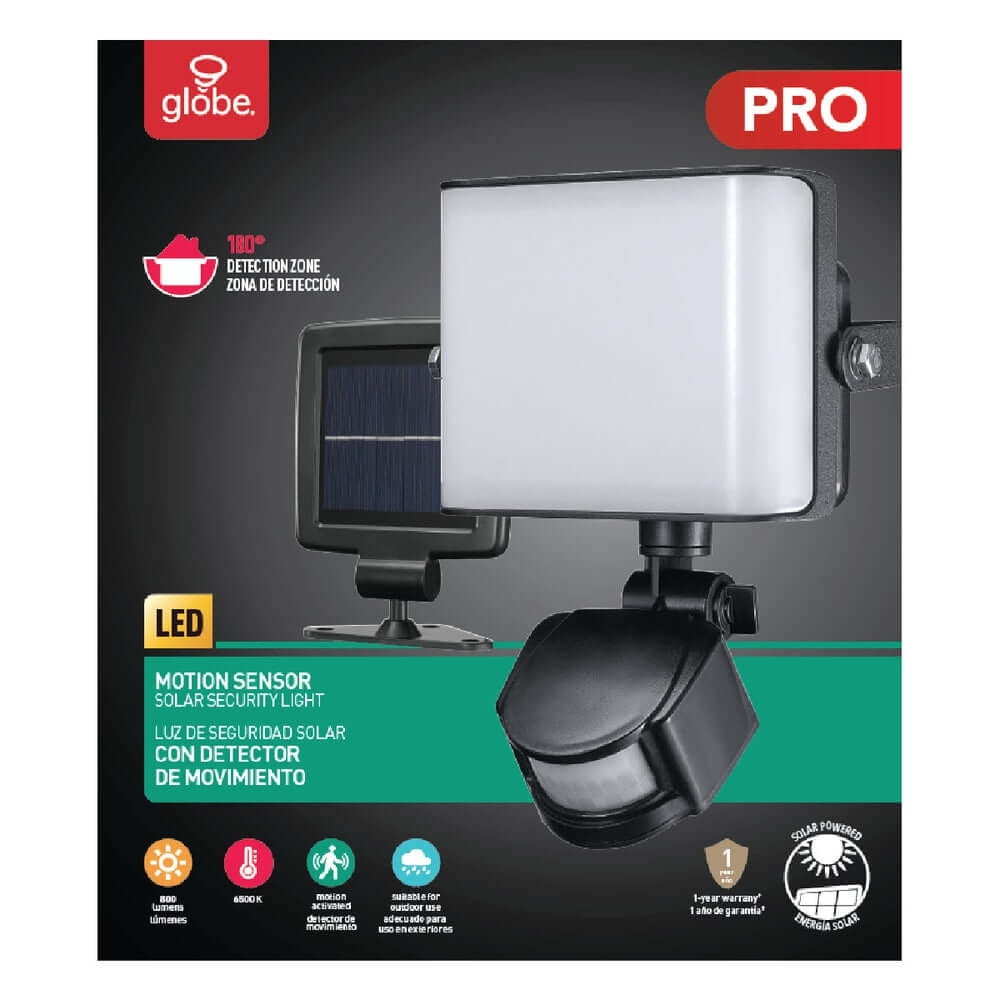 Lampe de sécurité solaire à détecteur de mouvement à DEL - Série PRO